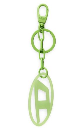 Diesel Oval D Key Ring Bag Charm in Green at Nordstrom