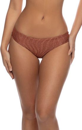 Luli Fama Muse Glow Seamless Full Ruched Back Bottom in Brown at Nordstrom, Size X-Small