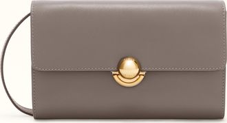 Furla Sfera Mini Bag Urban Gray Sidney Calf Leather Woman