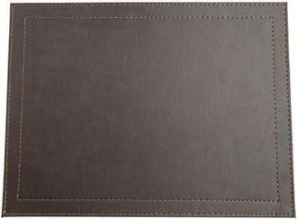 Frieling Davanti by Classic Luxe Placemats Set of 6, Rectangular 16.5 x 12.5 Inch Indoor Outdoor Table Placemats in Brown Obsidian at Nordstrom
