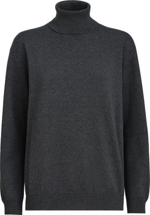 Brunello Cucinelli Cashmere sweater with monili in Anthracite at Nordstrom, Size Xx-Large Eu