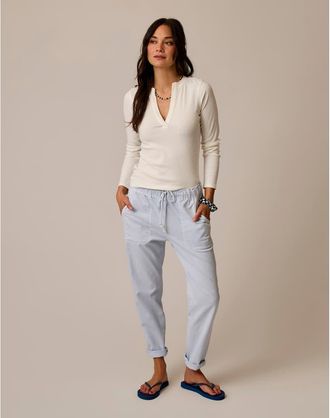 Carve Designs Zoe Twill Pant in Arctic at Nordstrom, Size X-Large 27 Au