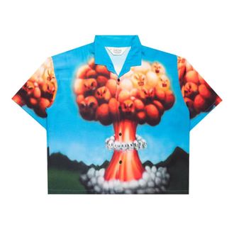 Brain Dead Short Sleeve Shirts, male, Multicolor, Size: XL Explosion T-shirt