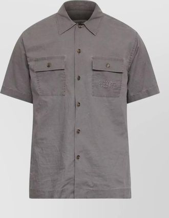 Maison Margiela cotton shirt chest pockets short sleeves