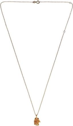 ALIGHIERI Tijd Amulet Ketting - Dames - Kettingen - Geel - ONE Size - Accessoires