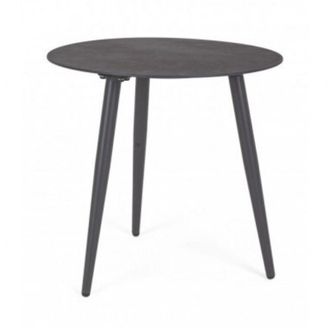 BIZZOTTO Bizzotto - Tavolino da giardino in alluminio D50 - ridley - Colore: Antracite