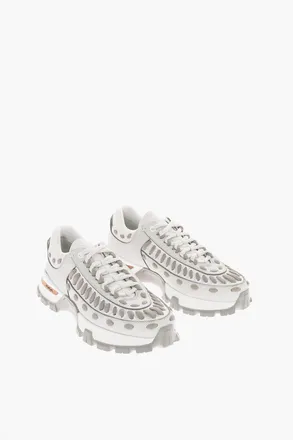 Ermenegildo Zegna EZ COUTURE Leather and Fabric Sneakers CLAUDIO Ermenegildo Zegna