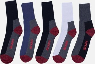 Dickies Mens Dickies Cushion Crew Cotton Mens Black Calf Socks