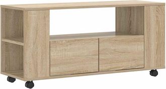 vidaXL Vidaxl - Mueble Para Tv Madera De Ingenier&iacute;a Roble Sonoma 102x34,5x43 Cm