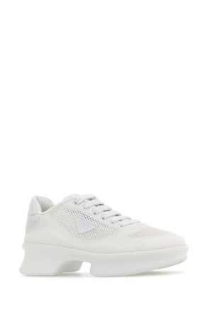 Prada Allacciate Sneaker - White