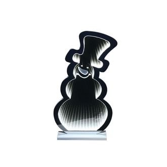 FT Mu&ntilde;eco de nieve decorativa con luces led 3d