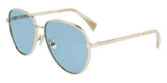 Lanvin LNV107S 717 Mens Sunglasses Gold Size 61