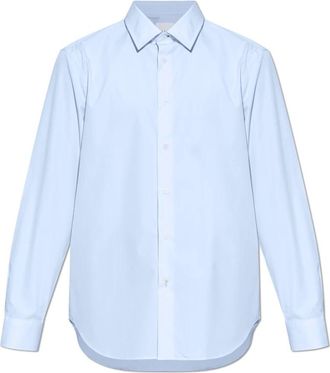 Paul Smith Blauw Shirt - Heren - Zakelijke Overhemden - Blauw - L - Katoen - Overhemden