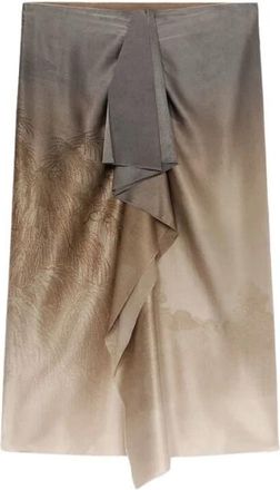 Pierre-Louis Mascia Adastrgum Rok - Dames - Midirokken - Beige - L - Rokken