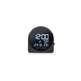 Muse M 09 C Despertador De Viaje Negro Compacto Y Ligero