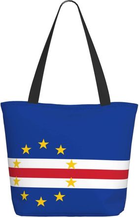 AOOEDM Cape Verde Flag Ladies Shopping Bag 13x11x7in.The Perfect ValentineS Day Gift.It Is The Best ValentineS Day Gift For Mom, Daughter, Wife,Etc