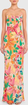 Amanda Uprichard Janeiro Maxi Dress In Botanica