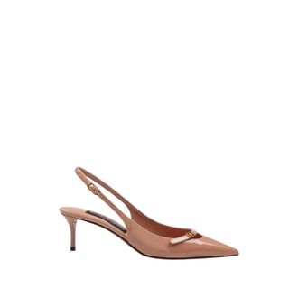 Dolce & Gabbana Dames, Schoenen, Beige, Maat: 41 EU Leer