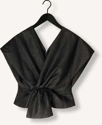 By-Bar Amsterdam Overhemden, Dames, Zwart, S, Polyester, Simone Bubble Top