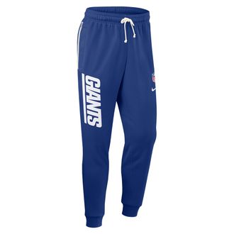 Nike New York Giants Ground Game Sideline Nike Mens Dri-FIT NFL Taper Pants in Blue | 03B04EW8I-JK2