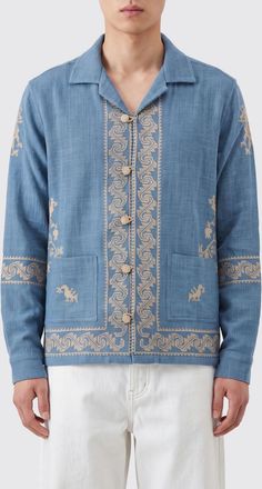Baziszt Camicia Uomo colore Blue