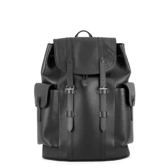 Louis Vuitton Noir Epi Leather Backpack (Pre-Owned)