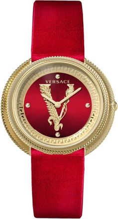 Versace Dameshorloge Thea 38mm Ve 2Ca 0423 - Dames - Horloges - Rood - ONE Size - Accessoires