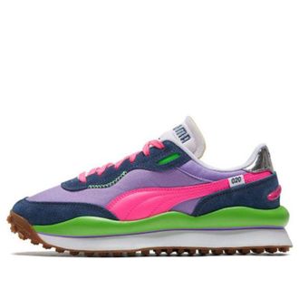 Puma Style Rider Play On Denim Pink Purple 371150-04