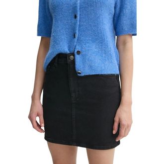 Gestuz Dames, Rokken, Zwart, Maat: XS Denim