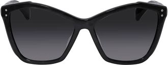 Rag & Bone Rag And Bone Grey Gradient Geometric Ladies Sunglasses RNB 1045/G/S 06FQ/9O 57
