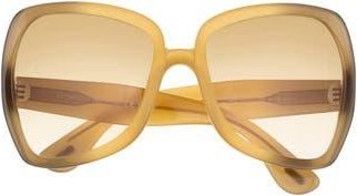 Tom Ford 60mm Gradient Butterfly Sunglasses in Yellow /Gradient Brown at Nordstrom Rack