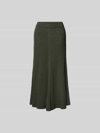 Victoria Beckham Wollrock in Midil&auml;nge in Schilf, Gr&ouml;&szlig;e M