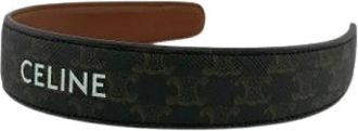 Celine Pre-owned Alice Band - Dames - Vintage Accessoires - Bruin - ONE Size - Vintage