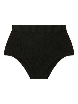 Alanui finest ribbed short - Black