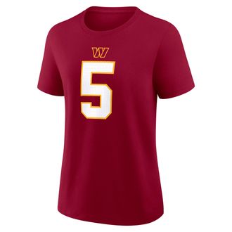 Nike Jayden Daniels Washington Commanders Nike Womens NFL T-Shirt in Red | 01K967P9EF-A28