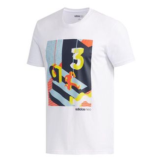 adidas neo CS RIS T-Shirt White Shoyel EJ7063