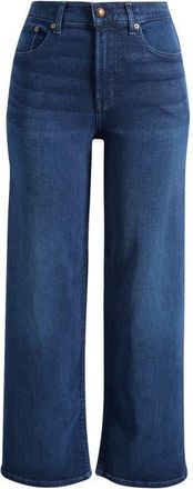 Madewell Perfect Wide-Leg Jeans in Kingston Wash at Nordstrom, Size 27P