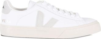 Veja WOMENS CAMPO LEATHER SNEAKERS Size: 40, colour: NATURAL