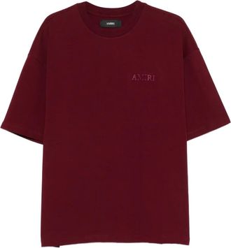Amiri Katoenen T-shirt - Rood