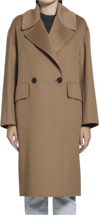 Max Mara Wool Coat - Dames - Mantel - Beige - S - Wol - Jassen