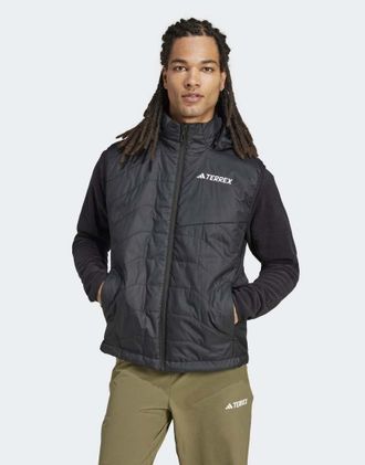 adidas Terrex - Multi Climawarm - Gilet isolante nero con cappuccio