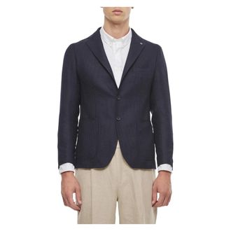 Tagliatore Blazers, male, Blue, Size: 3XL Blazers
