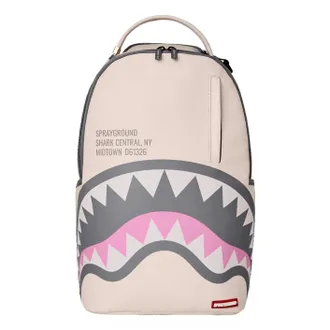 Sprayground Shark Central Rose DLXSV Backpack White Black W1035715