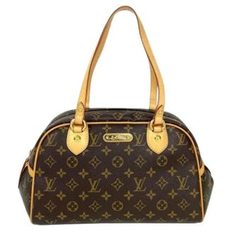 Louis Vuitton Pre-owned Handbags, female, Brown, Size: ONE SIZE Pre-owned Montorgueil PM Shoulder Bag