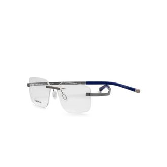 Tag Heuer Glasses, unisex, Gray, Size: 55 MM Th50021U 016 Eyeglasses