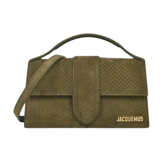 Jacquemus Le Grand Bambino Tas - Dames - Tassen - Groen - Maat: ONE Size Zijde