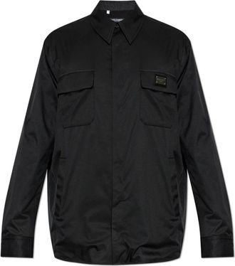 Dolce & Gabbana Pocket Shirt - Heren - Casual Overhemden - Zwart - XL - Overhemden