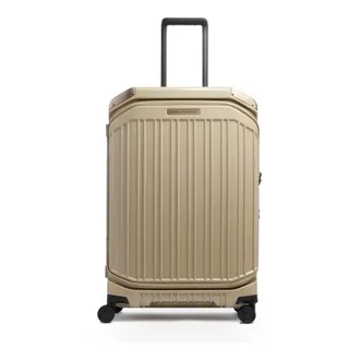 Piquadro Uitzetbare Koffer met TSA-slot - unisex - Koffers - Beige - Maat: ONE Size Poliester
