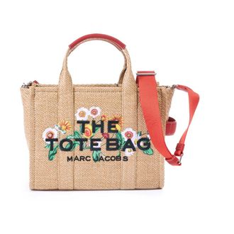 Marc Jacobs Tote Bags, female, Beige, Size: ONE SIZE Embroidered Daisy Medium Tote