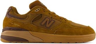 New Balance Unisex NB Numeric Andrew Reynolds 933 en Marr&oacute;n, Gamuza/Malla, Talla 41.5